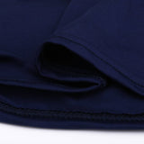 LOVWY 4018 - Home & Garden > Linens & Bedding > Table Linens > Tablecloths 4 FT Navy Blue Spandex Fitted Table Cover