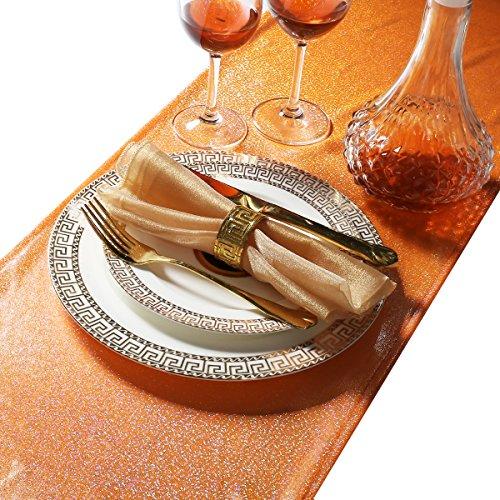 LOVWY Laser Table Runner 12x108 inches -Orange