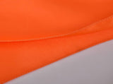 LOVWY Table Runner 12" * 108" Orange Satin Table Runner