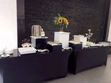 LOVWY 4018 - Home & Garden > Linens & Bedding > Table Linens > Tablecloths 4 FT Yellow Spandex Fitted Table Cover