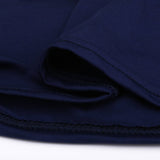 LOVWY 4018 - Home & Garden > Linens & Bedding > Table Linens > Tablecloths 8 FT Navy Blue Spandex Fitted Table Cover