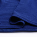 LOVWY 4018 - Home & Garden > Linens & Bedding > Table Linens > Tablecloths 8 FT Royal Blue Spandex Fitted Table Cover