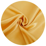 LOVWY chair sashes Golden 6.7" x 108" Pack of 10 Satin Chair Sashes