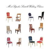 LOVWY chair sashes Golden 6.7" x 108" Pack of 10 Satin Chair Sashes