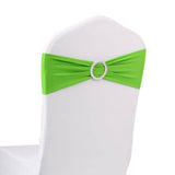 LOVWY chair sashes LOVWY 10PCS Green Spandex Chair Bands Sashes