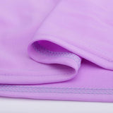 LOVWY chair sashes LOVWY 10PCS Lavender Spandex Chair Bands Sashes
