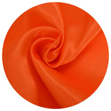 LOVWY chair sashes Orange 6.7" x 108" Pack of 10 Satin Chair Sashes