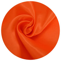 LOVWY chair sashes Orange 6.7" x 108" Pack of 10 Satin Chair Sashes