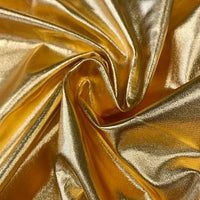 LOVWY Cocktail Table Cover 24" / 2 ft Metallic Golden Stretch Fitted Cocktail Table Topper
