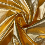 LOVWY Cocktail Table Cover 30" / 2.5 ft Metallic Golden Stretch Fitted Cocktail Table Topper