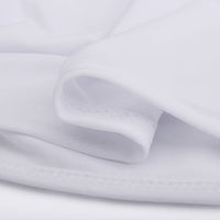 LOVWY Cocktail Table Cover 30" / 2.5 ft White Stretch Fitted Cocktail Table Topper