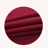 LOVWY Cocktail Table Cover LOVWY 2 FT / 2.5 FT Burgundy Cocktail Tablecloth + Burgundy Sash