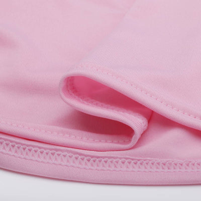 LOVWY Cocktail Table Cover Pink 30" x 43 " Spandex Cocktail Fitted Table Cover