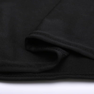 LOVWY LOVWY 10PCS Black Spandex Chair Bands Sashes