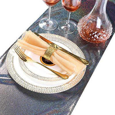 LOVWY Laser Table Runner 12x108 inches -Navy Blue