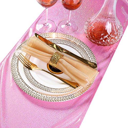 LOVWY Laser Table Runner 12x108 inches - Pink