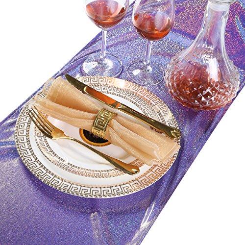 LOVWY Laser Table Runner 12x108 inches - Purple