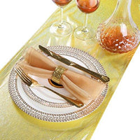 LOVWY Laser Table Runner 12x108 inches - Yellow