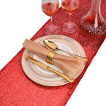 LOVWY Red 12 x 108 Inch Sequin Table Runner