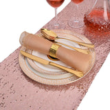 LOVWY Rose Gold 12 x 108 inch Sequin Table Runner