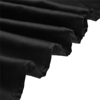 LOVWY Polyester Tablecloth 58" x 102" Black Satin Tablecloth