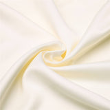 LOVWY Polyester Tablecloth 58" x 102" Ivory Satin Tablecloth