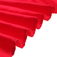 LOVWY Polyester Tablecloth 58" x 102" Red Satin Tablecloth