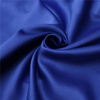LOVWY Polyester Tablecloth 58" x 102" Royal Blue Satin Tablecloth