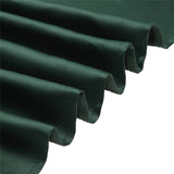 LOVWY Polyester Tablecloth 58" x 126" Blackish Green Satin Tablecloth