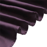LOVWY Polyester Tablecloth 58" x 126" Eggplant Satin Tablecloth