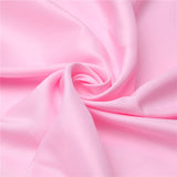 LOVWY Polyester Tablecloth 58" x 126" Pink Satin Tablecloth