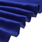 LOVWY Polyester Tablecloth 58" x 126" Royal Blue Satin Tablecloth