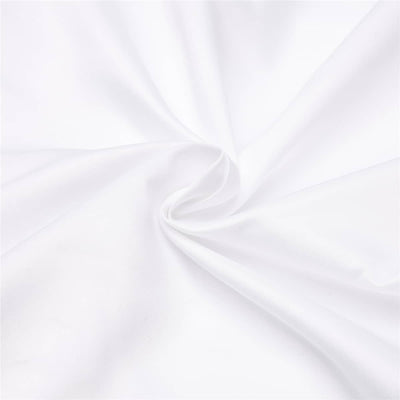 LOVWY Polyester Tablecloth 58" x 126" White Satin Tablecloth