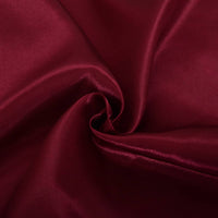 LOVWY Table Runner 12" * 108" Burgundy Satin Table Runner