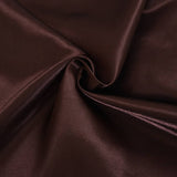 LOVWY Table Runner 12" * 108" Coffee Satin Table Runner