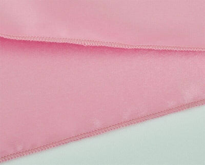 LOVWY Table Runner 12" * 108" Pink Satin Table Runner