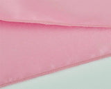 LOVWY Table Runner 12" * 108" Pink Satin Table Runner