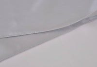 LOVWY Table Runner 12" * 108" Silver Satin Table Runner