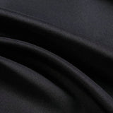 LOVWY tablecloth + runner LOVWY 60 x 102 Black Polyester Tablecloth + Black Table Runner