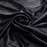 LOVWY Wedding Background Black 10ft x 10ft ICE Silk Voile Wedding Background