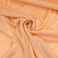 LOVWY Wedding Background Champagne 10ft x 10ft ICE SILK Sheer Voile Drape Panels with Rod Pockets