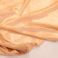 LOVWY Wedding Background Champagne 10ft x 10ft ICE SILK Sheer Voile Drape Panels with Rod Pockets